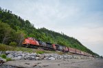 8874 leads CN 402 at lAnse-Au-Sable